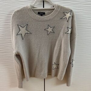 Rails Cream Star Pattern Sweater